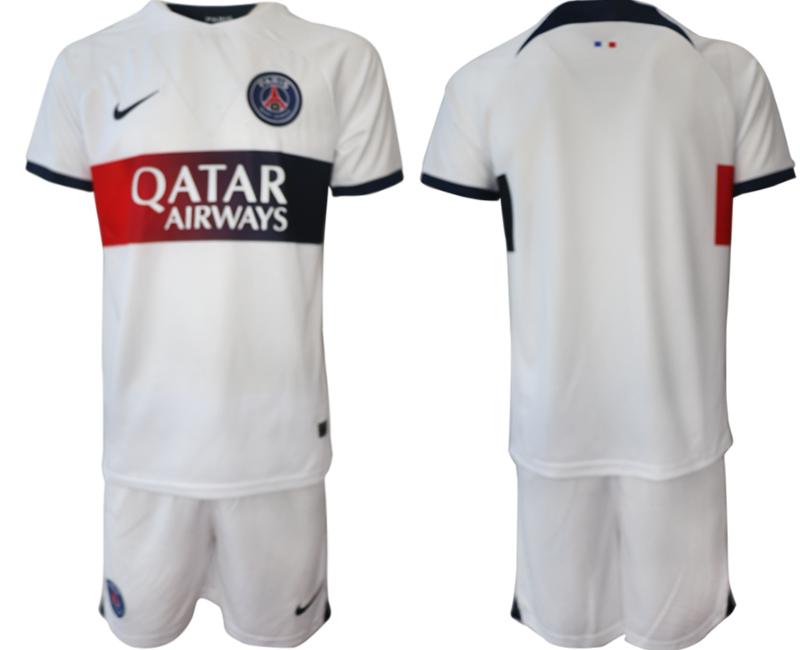 Men 2023-2024 Club Paris St German away soccer jersey->real madrid jersey->Soccer Club Jersey